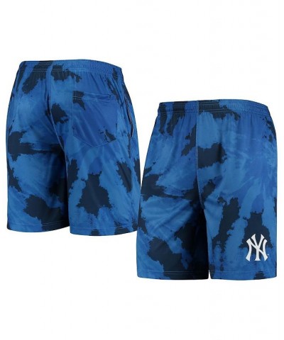 Men's Navy New York Yankees Tie-Dye Training Shorts $23.39 Shorts