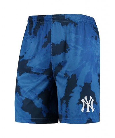 Men's Navy New York Yankees Tie-Dye Training Shorts $23.39 Shorts