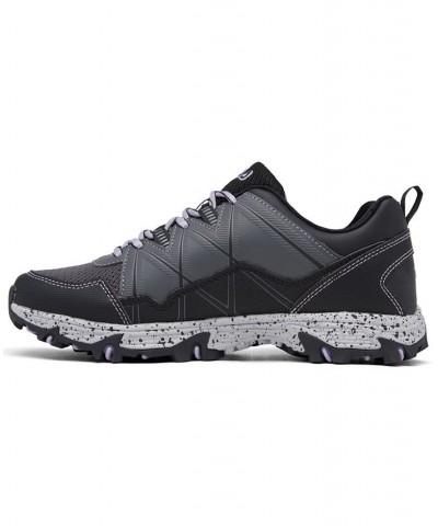 Women's AT Peake 24 Trail Running Sneakers Gray $25.20 Shoes