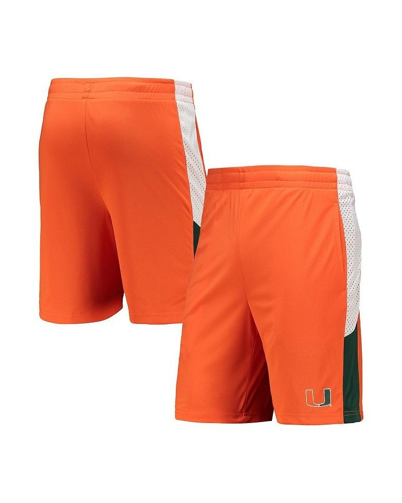 Men's Orange Miami Hurricanes Very Thorough Shorts $29.49 Shorts