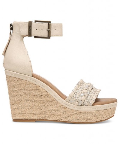 Women's Sabeen Ankle-Strap Espadrille Wedge Sandals PD03 $40.33 Shoes