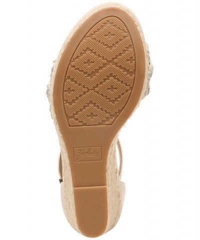 Women's Sabeen Ankle-Strap Espadrille Wedge Sandals PD03 $40.33 Shoes