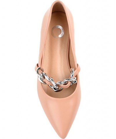 Women's Metinaa Chain Flat Mauve $44.10 Shoes