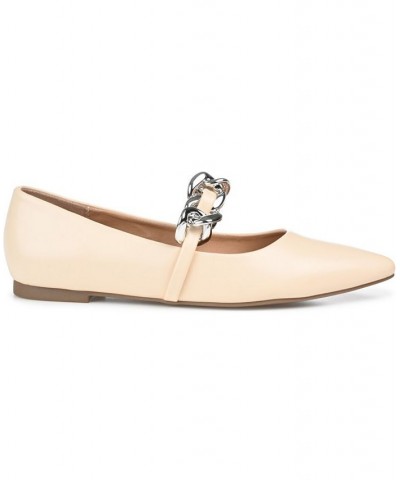 Women's Metinaa Chain Flat Mauve $44.10 Shoes