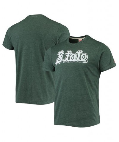 Men's Heathered Green Michigan State Spartans Local Tri-Blend T-shirt $25.19 T-Shirts