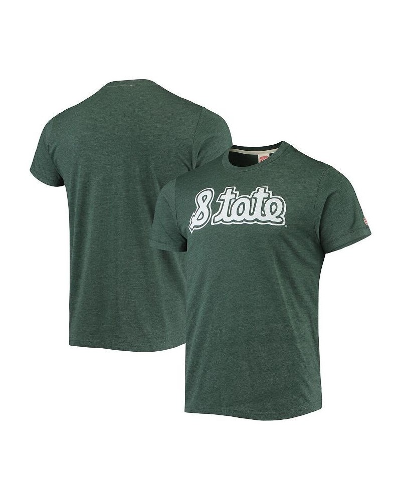 Men's Heathered Green Michigan State Spartans Local Tri-Blend T-shirt $25.19 T-Shirts