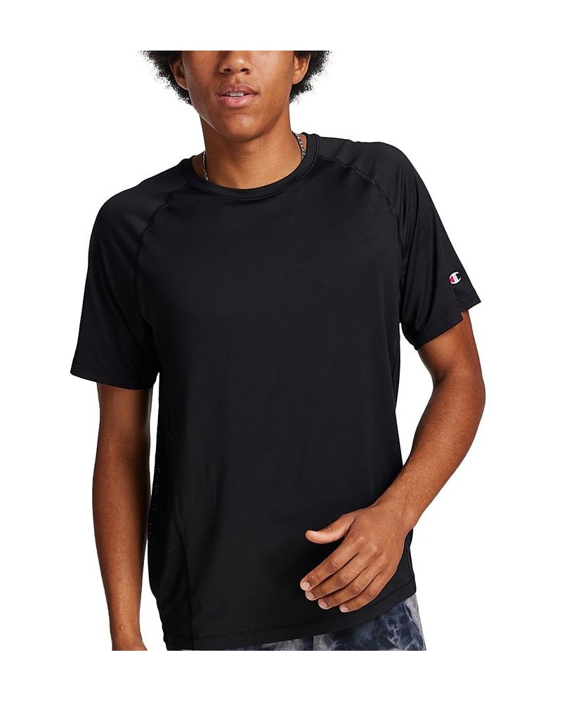 Men's Signature Back Mesh T-Shirt Black $18.85 T-Shirts