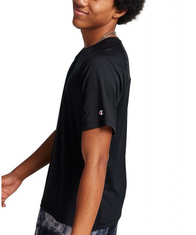 Men's Signature Back Mesh T-Shirt Black $18.85 T-Shirts