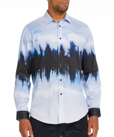 Men's Slim-Fit Glacier Long Sleeve Shirt Blue $60.72 Shirts