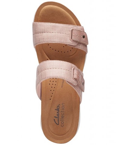 Women's April Dusk Slip-On Slide Sandals Pink $43.68 Shoes