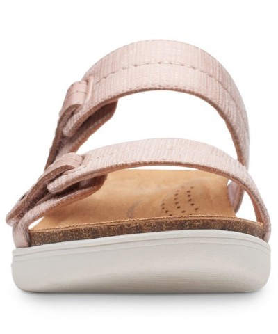 Women's April Dusk Slip-On Slide Sandals Pink $43.68 Shoes