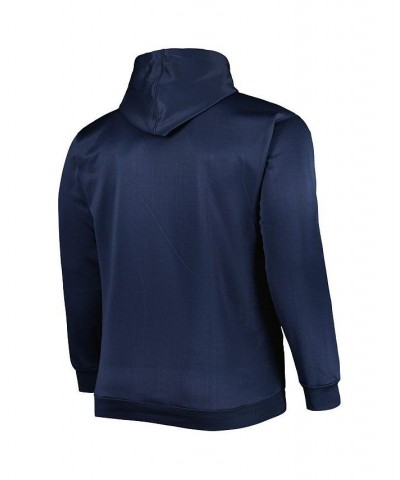 Men's Big and Tall Navy Detroit Tigers Fade Sublimated Fleece Pullover Hoodie $45.60 Sweatshirt