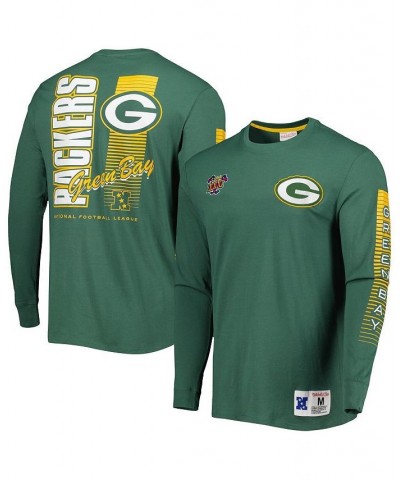 Men's Green Green Bay Packers Fashion Long Sleeve T-shirt $35.25 T-Shirts