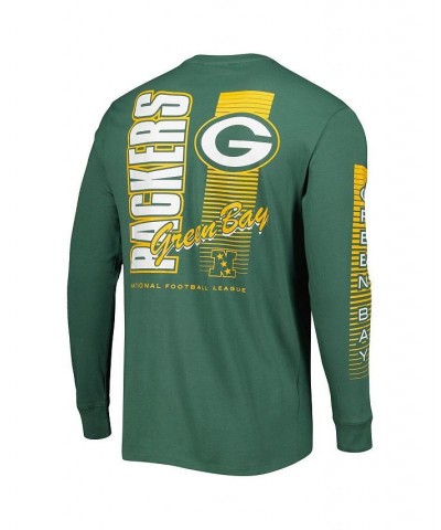 Men's Green Green Bay Packers Fashion Long Sleeve T-shirt $35.25 T-Shirts