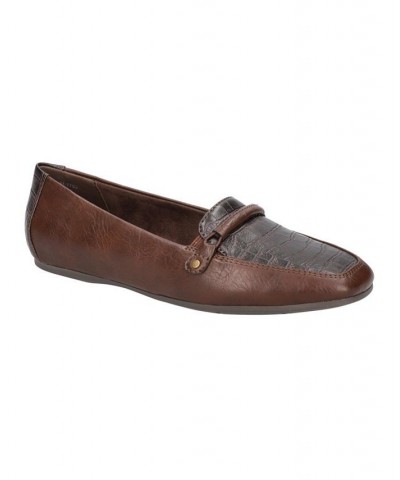 Women's Catsha Square Toe Shoe Brown $24.75 Shoes