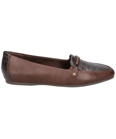 Women's Catsha Square Toe Shoe Brown $24.75 Shoes