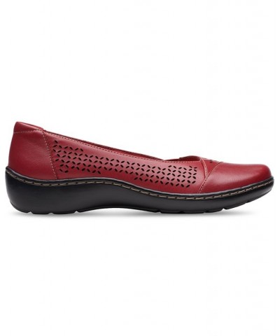 Women's Cora Iris Slip-On Flats Red $38.00 Shoes