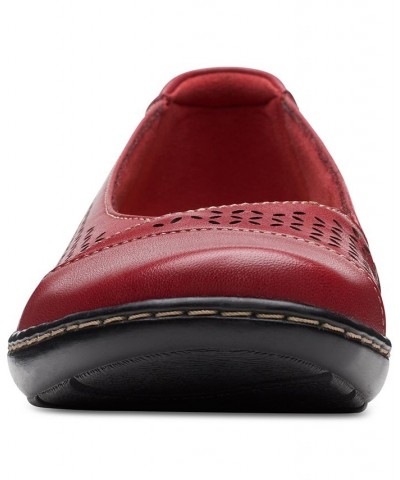 Women's Cora Iris Slip-On Flats Red $38.00 Shoes