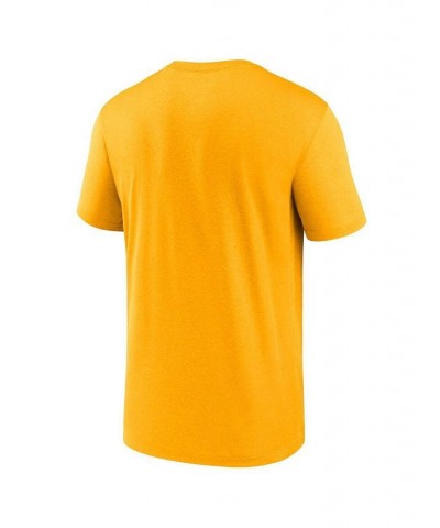 Men's Gold Pittsburgh Pirates Wordmark Legend Performance Big and Tall T-shirt $28.49 T-Shirts