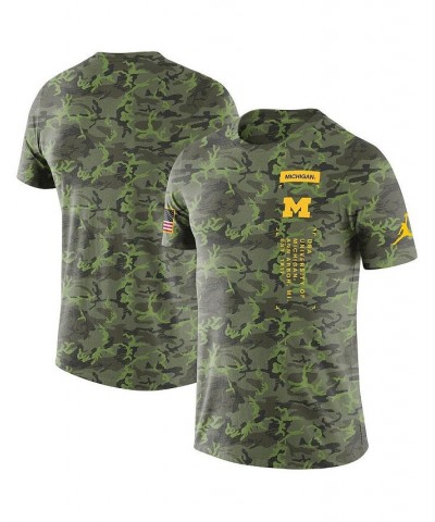 Men's Camo Michigan Wolverines Military-Inspired T-shirt $23.39 T-Shirts