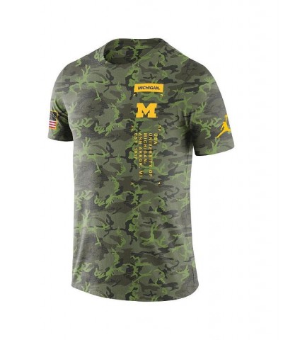 Men's Camo Michigan Wolverines Military-Inspired T-shirt $23.39 T-Shirts