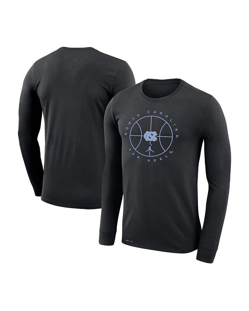 Men's Brand Black North Carolina Tar Heels Basketball Icon Legend Performance Long Sleeve T-shirt $25.85 T-Shirts