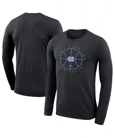 Men's Brand Black North Carolina Tar Heels Basketball Icon Legend Performance Long Sleeve T-shirt $25.85 T-Shirts