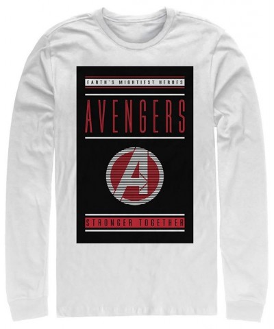 Marvel Men's Avengers Endgame Stronger Together, Long Sleeve T-shirt White $16.80 T-Shirts