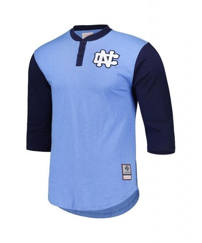 Men's Carolina Blue North Carolina Tar Heels Legendary Henley 3/4-Sleeve T-shirt $27.95 T-Shirts