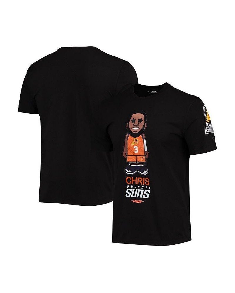 Men's Chris Paul Black Phoenix Suns Caricature T-shirt $33.79 T-Shirts