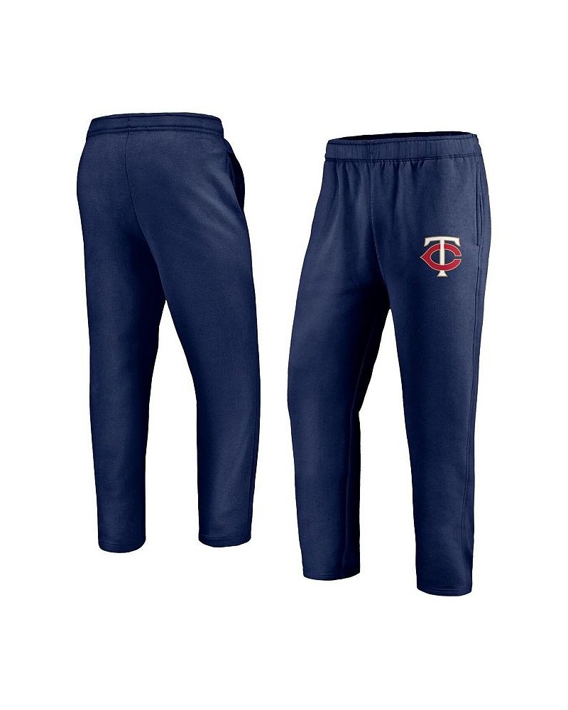 Men's Navy Minnesota Twins Primary Logo Sweatpants $35.09 Pants