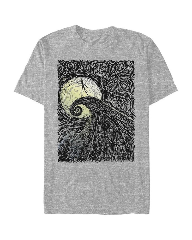 Men's Spiral Hill Short Sleeve T-Shirt Gray $17.15 T-Shirts