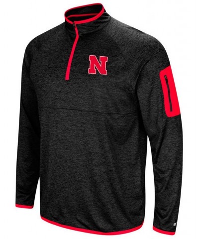 Men's Nebraska Cornhuskers Amnesia Quarter-Zip Pullover $28.04 Sweatshirt