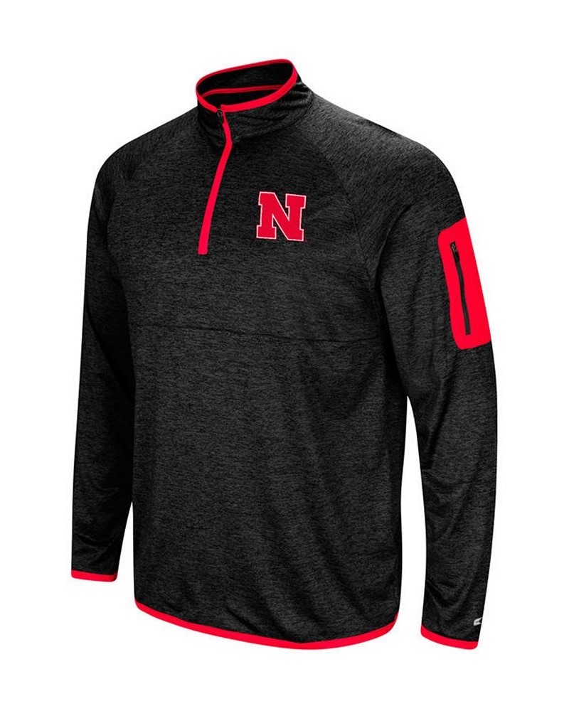 Men's Nebraska Cornhuskers Amnesia Quarter-Zip Pullover $28.04 Sweatshirt