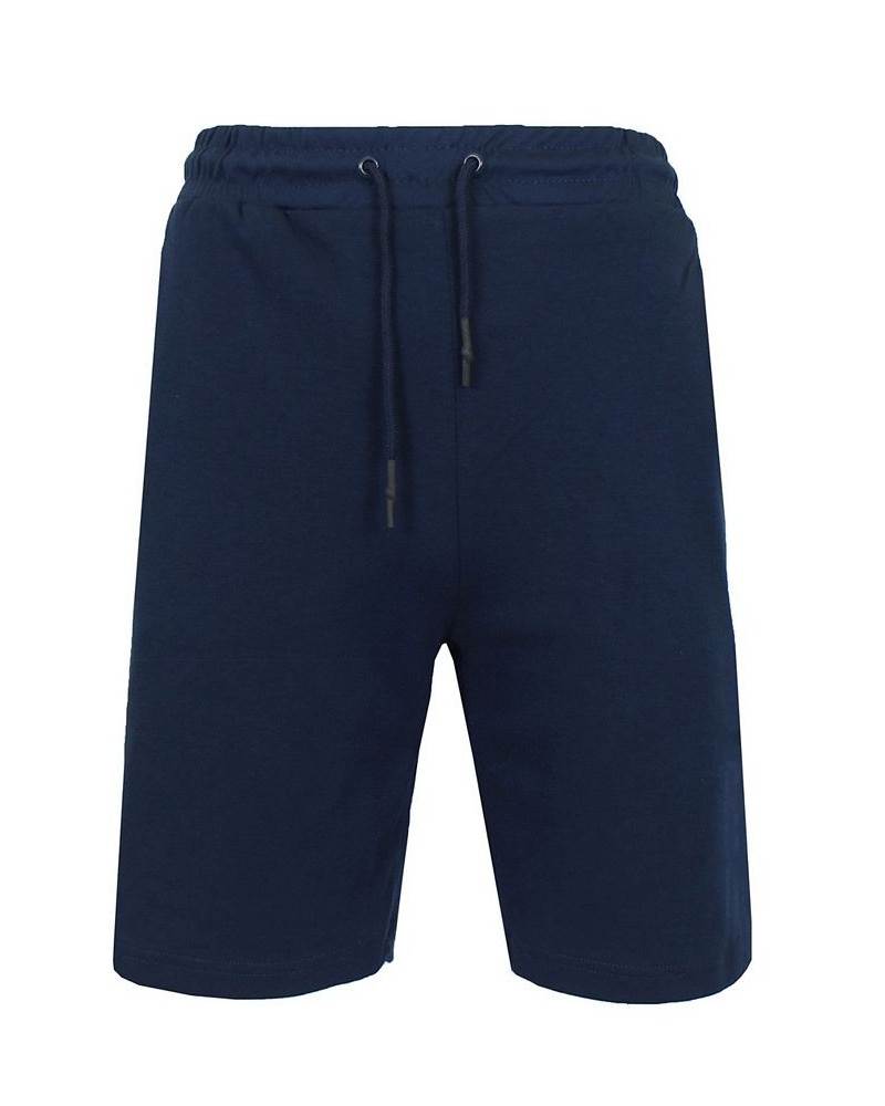 Men's Tech Fleece Jogger Sweat Lounge Shorts Blue $17.94 Shorts