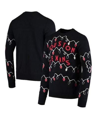 Men's Navy Houston Texans Light-Up Ugly Sweater $36.66 Sweaters