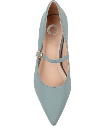 Women's Manza Kitten Heel Blue $43.00 Shoes