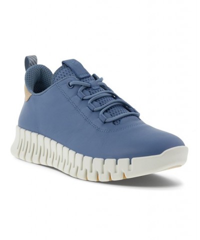 Women's Gruuv Lace Up Sneaker Blue $66.50 Shoes