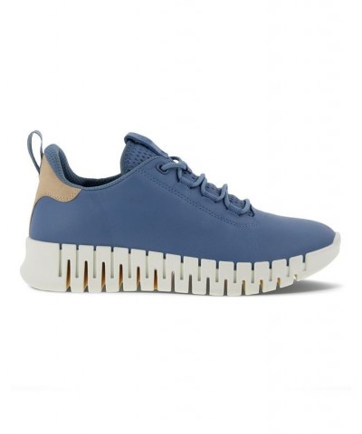 Women's Gruuv Lace Up Sneaker Blue $66.50 Shoes