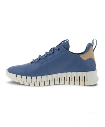 Women's Gruuv Lace Up Sneaker Blue $66.50 Shoes