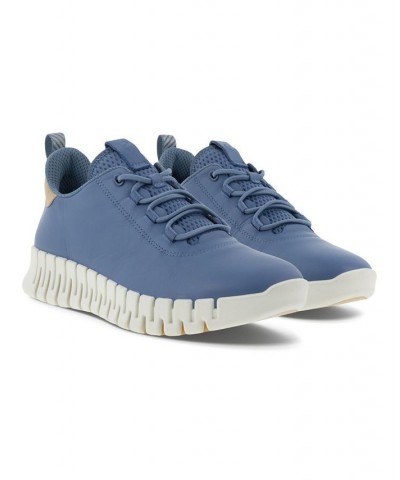 Women's Gruuv Lace Up Sneaker Blue $66.50 Shoes