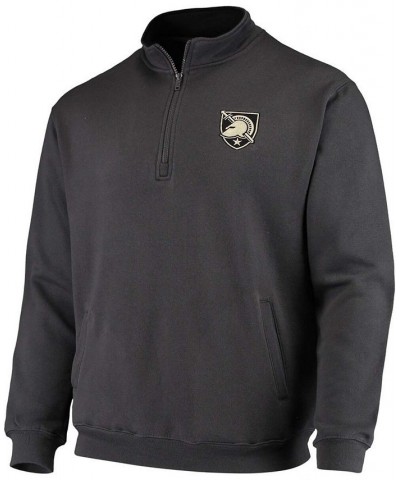 Men's Charcoal Army Black Knights Tortugas Logo Quarter-Zip Jacket $24.90 Sweatshirt