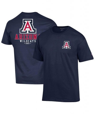 Men's Navy Arizona Wildcats Stack 2-Hit T-shirt $23.39 T-Shirts