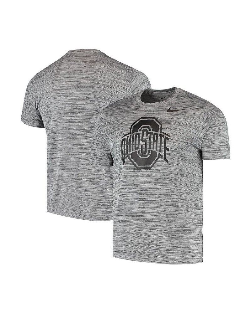 Men's Gray Ohio State Buckeyes Tonal Velocity Legend T-shirt $30.79 T-Shirts