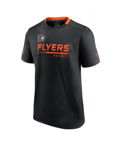 Men's Branded Black Philadelphia Flyers Authentic Pro Locker Room T-shirt $18.80 T-Shirts
