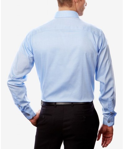 Calvin Klein Men's STEEL Classic/Regular Non-Iron Stretch Performance Dress Shirt Blue $25.73 Dress Shirts