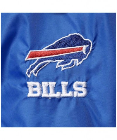 Men's Royal Buffalo Bills Coaches Classic Raglan Full-Snap Windbreaker Jacket $22.09 Jackets