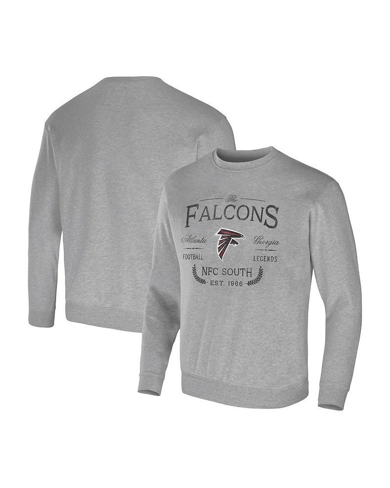 Men's NFL x Darius Rucker Collection by Heather Gray Atlanta Falcons Pullover Sweatshirt $30.55 Sweatshirt