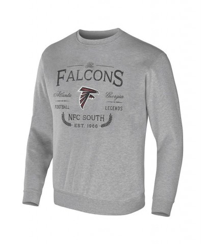 Men's NFL x Darius Rucker Collection by Heather Gray Atlanta Falcons Pullover Sweatshirt $30.55 Sweatshirt