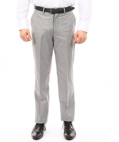 Modern Fit Performance Men's Stretch Dress Pants Gray $48.44 Pants